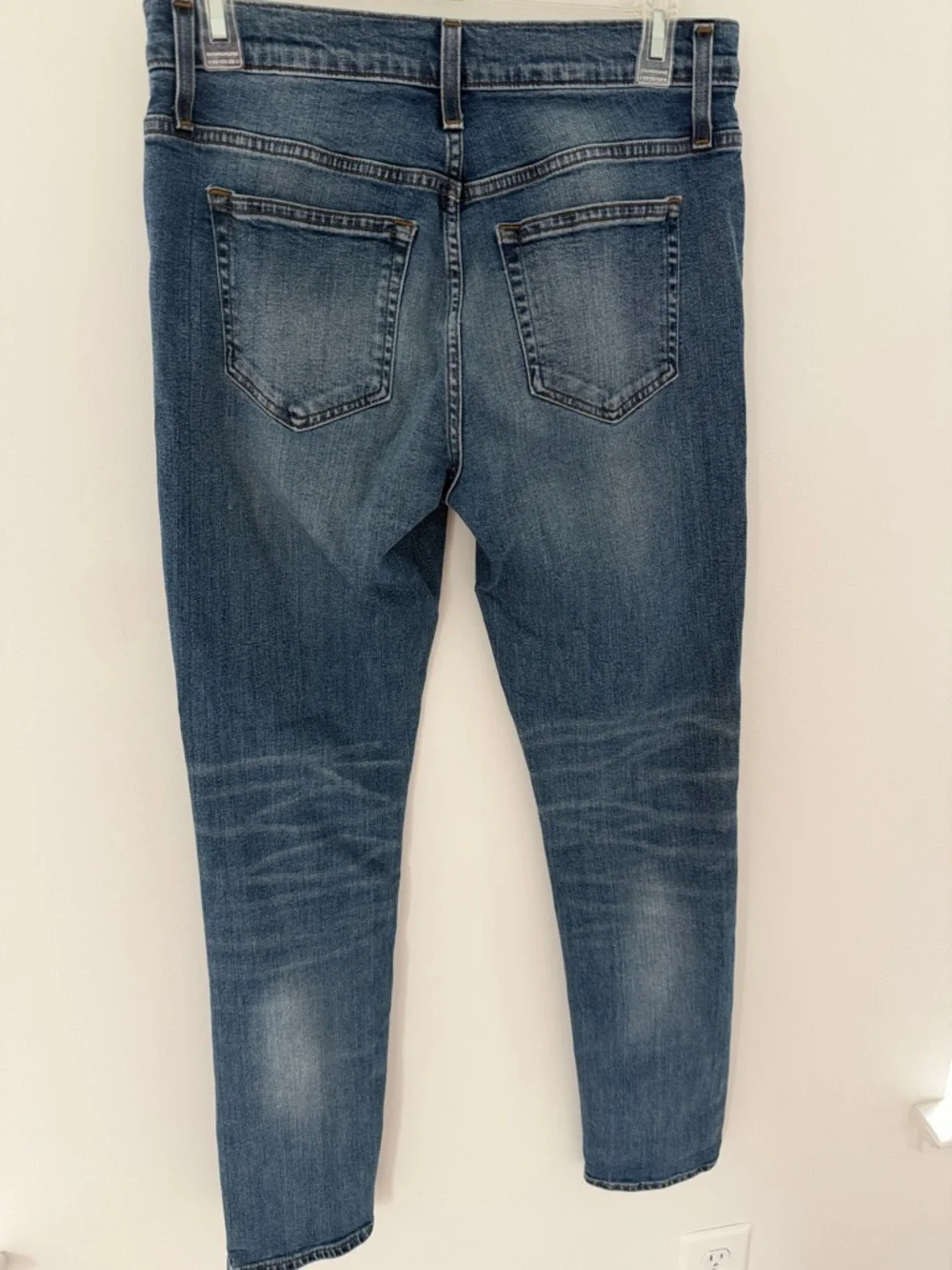 J. Crew Washed Blue Skinny Jeans Size 30